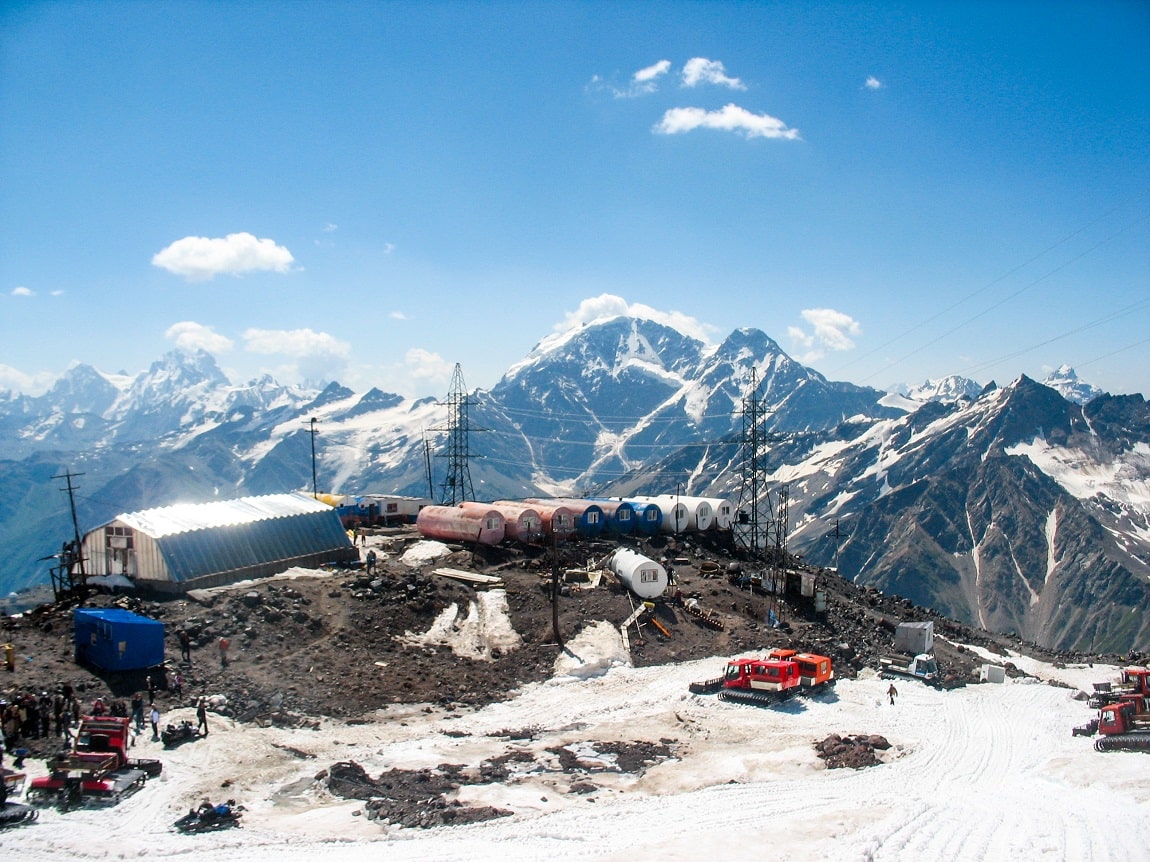 last station of mt. Elbrus